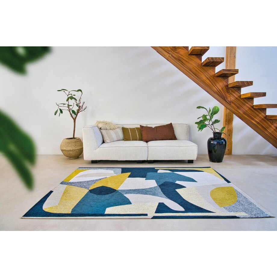 Louis De Poortere vloerkleed Duck Song - multicolor - 200x280cm afbeelding 1