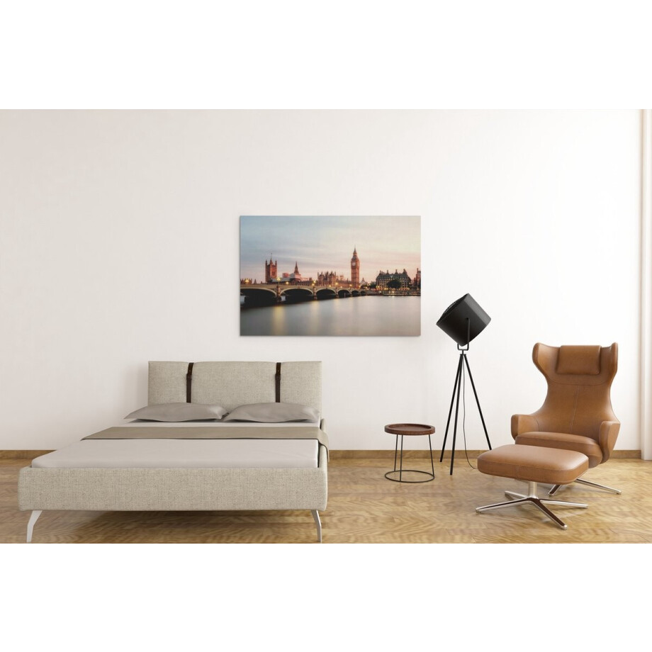 Londen Plexiglas Schilderij - 150 x 100 cm - Plexiglas Wall Art - London - Full Color Druk - 5 mm Dik - Met Ophangsysteem afbeelding 1