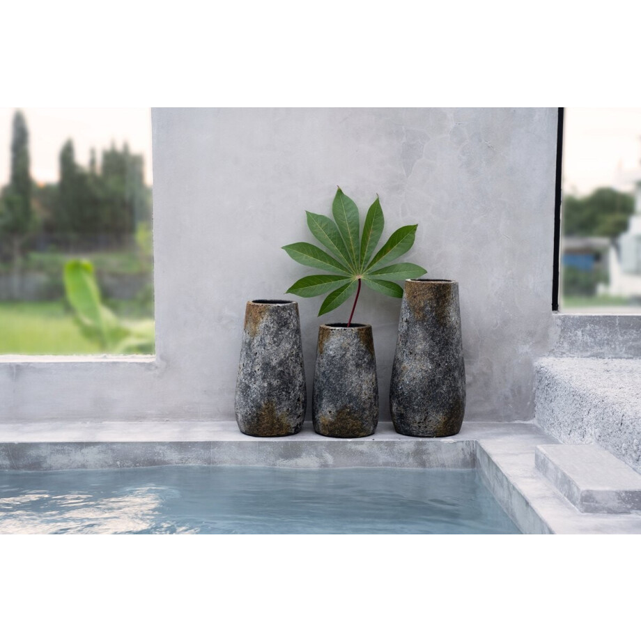 Bazar Bizar De Spooky Vaas - Antiek Grijs - S Bazar Bizar De Spooky Vaas - Antiek Grijs - S afbeelding 1