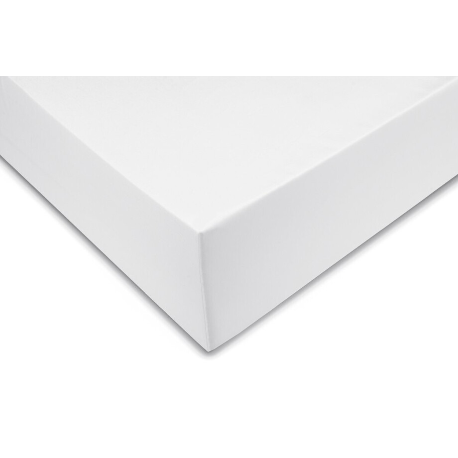 Zohome Hoeslaken Satinado - Onderlaken voor tweepersoonsbed - 180x210-220 - 100% Katoen-Satijn - Wit Zohome Hoeslaken Satinado - Onderlaken voor tweepersoonsbed - 180x210-220 - 100% Katoen-Satijn - Wit afbeelding 1
