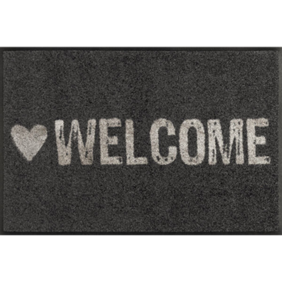 Kleen-Tex Wash+Dry Design Wasbare Deurmat - Loper - Warmly Welcome - 50 x 75cm Kleen-Tex Wash+Dry Design Wasbare Deurmat - Loper - Warmly Welcome - 50 x 75cm afbeelding 1