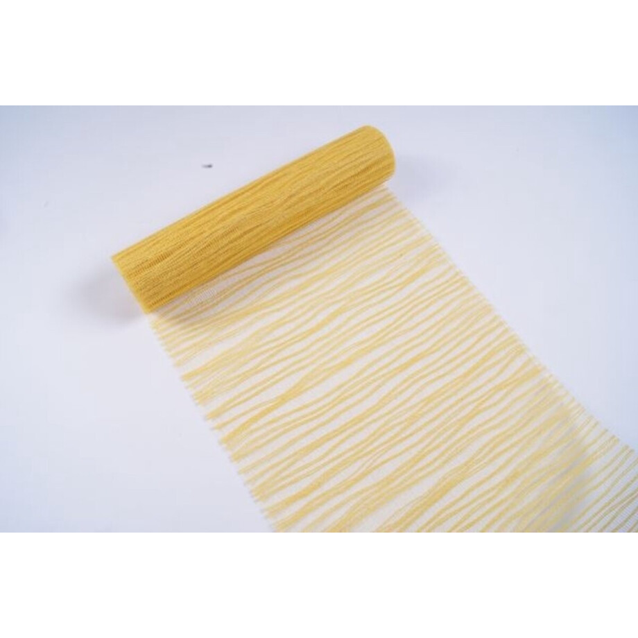 Wave Tafelband geel 53cmx20mtr (rolled) afbeelding 1