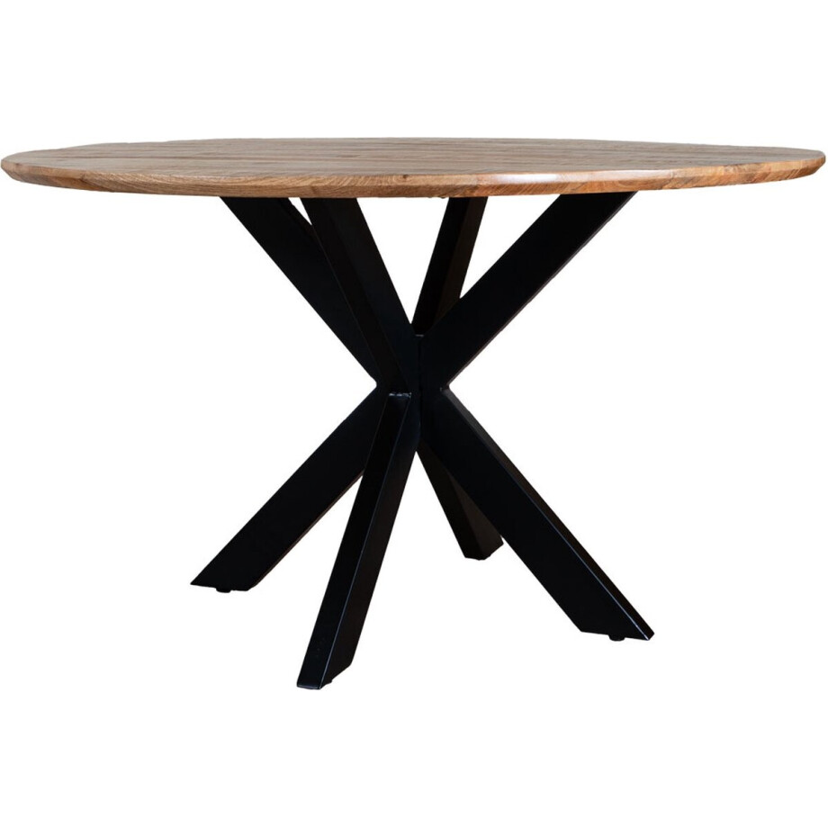 Eettafel Icon ø100 cm - Mangohout afbeelding 1