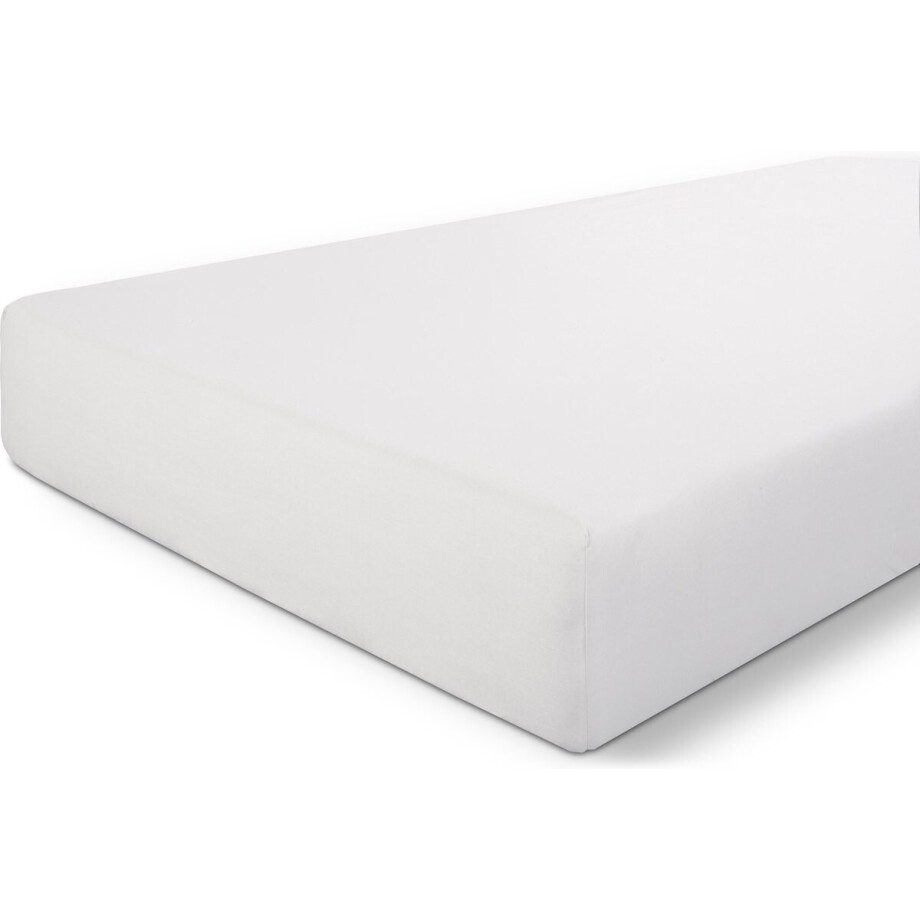 Byrklund Hoeslaken Bed Basics Cotton - 140x200 - 100% Katoen - Wit afbeelding 1
