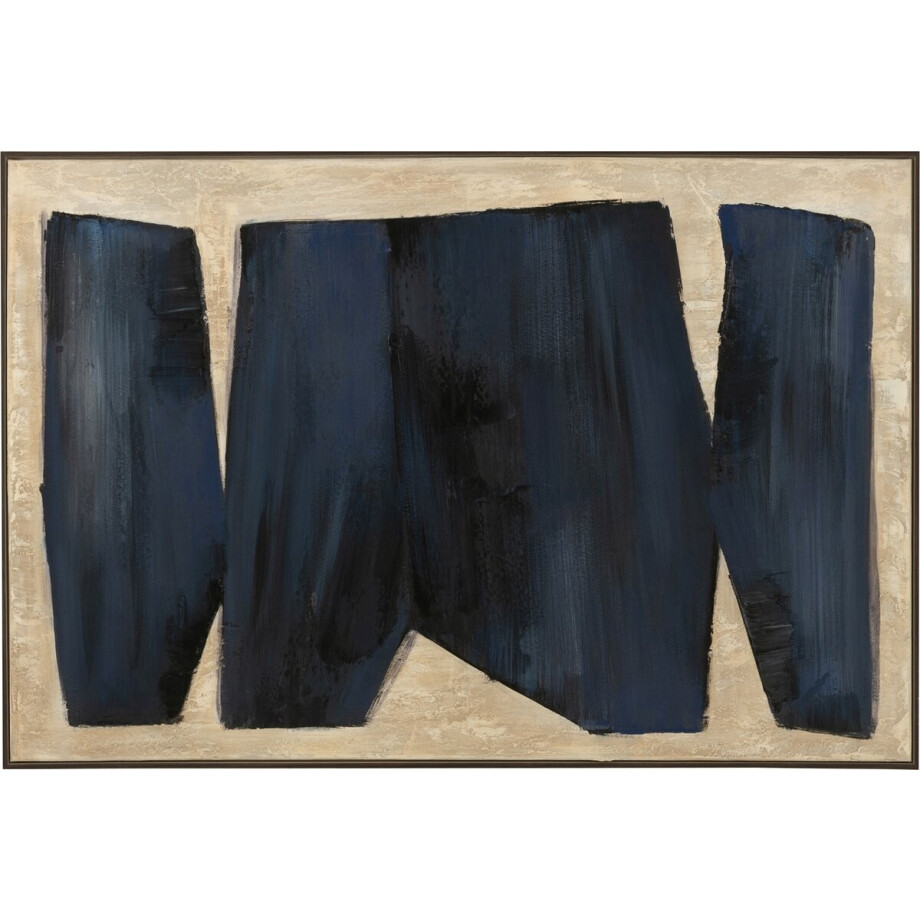 J-Line schilderij Pog - canvas - zwart/bruin afbeelding 1