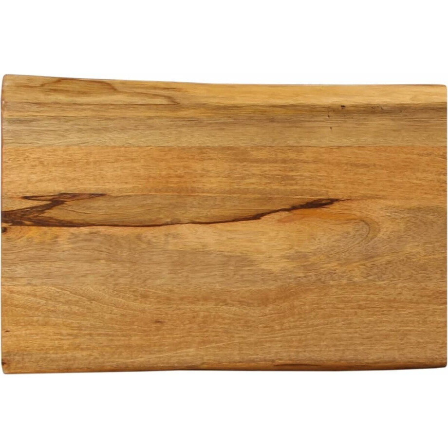 vidaXL - Tafelblad - met - natuurlijke - rand - 60x40x3,8 - cm - massief - mangohout vidaXL - Tafelblad - met - natuurlijke - rand - 60x40x3,8 - cm - massief - mangohout afbeelding 1