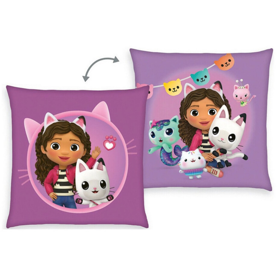 Gabby’s Dollhouse - Sierkussen lila Kinderkamer Vrij van schadelijke stoffen Öko-Tex afbeelding 1