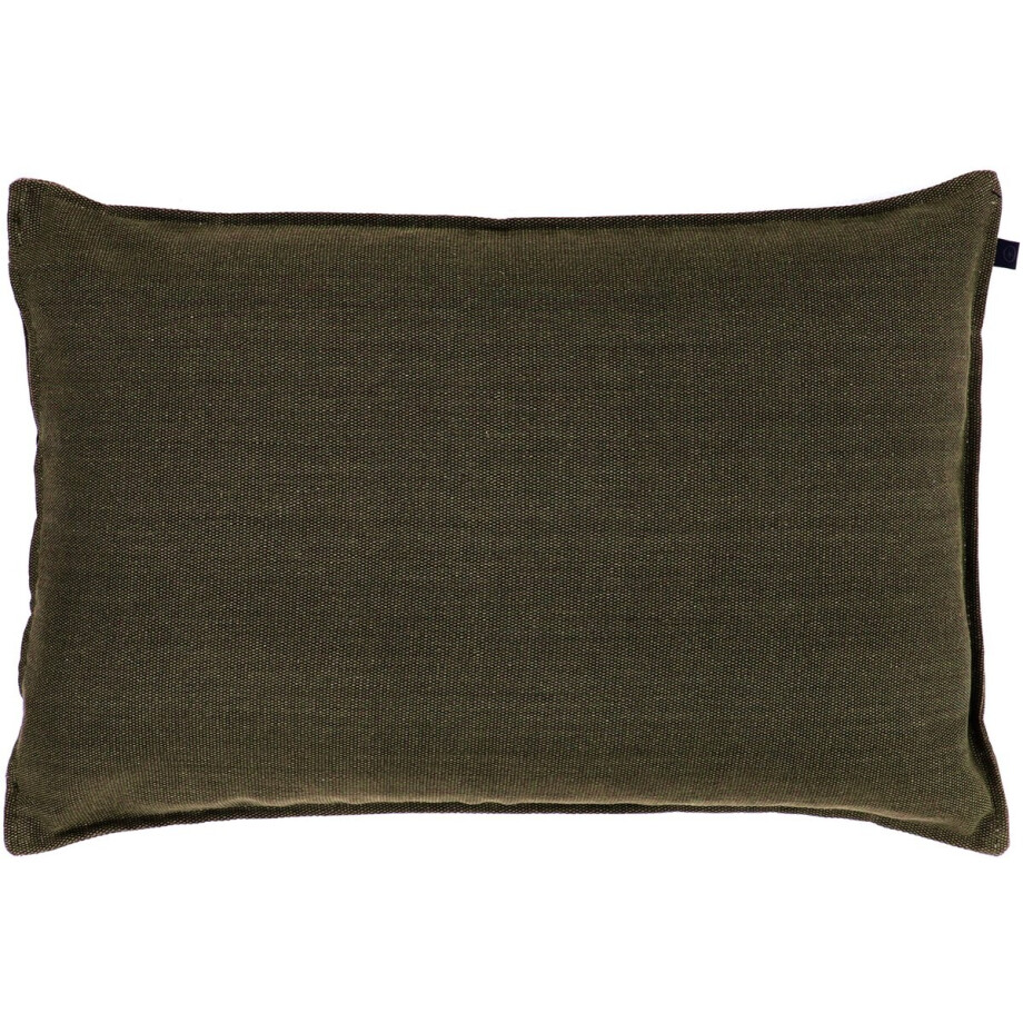 Overseas Canvas Kussen - 40 x 60 cm - Olive afbeelding 1
