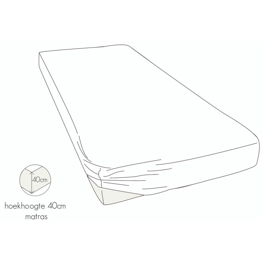 Kayori Sota Hoeslaken Premium Tencel - 140-160x200-220cm - Matrasdikte 35 cm - Verkoelend - Grijs afbeelding 1