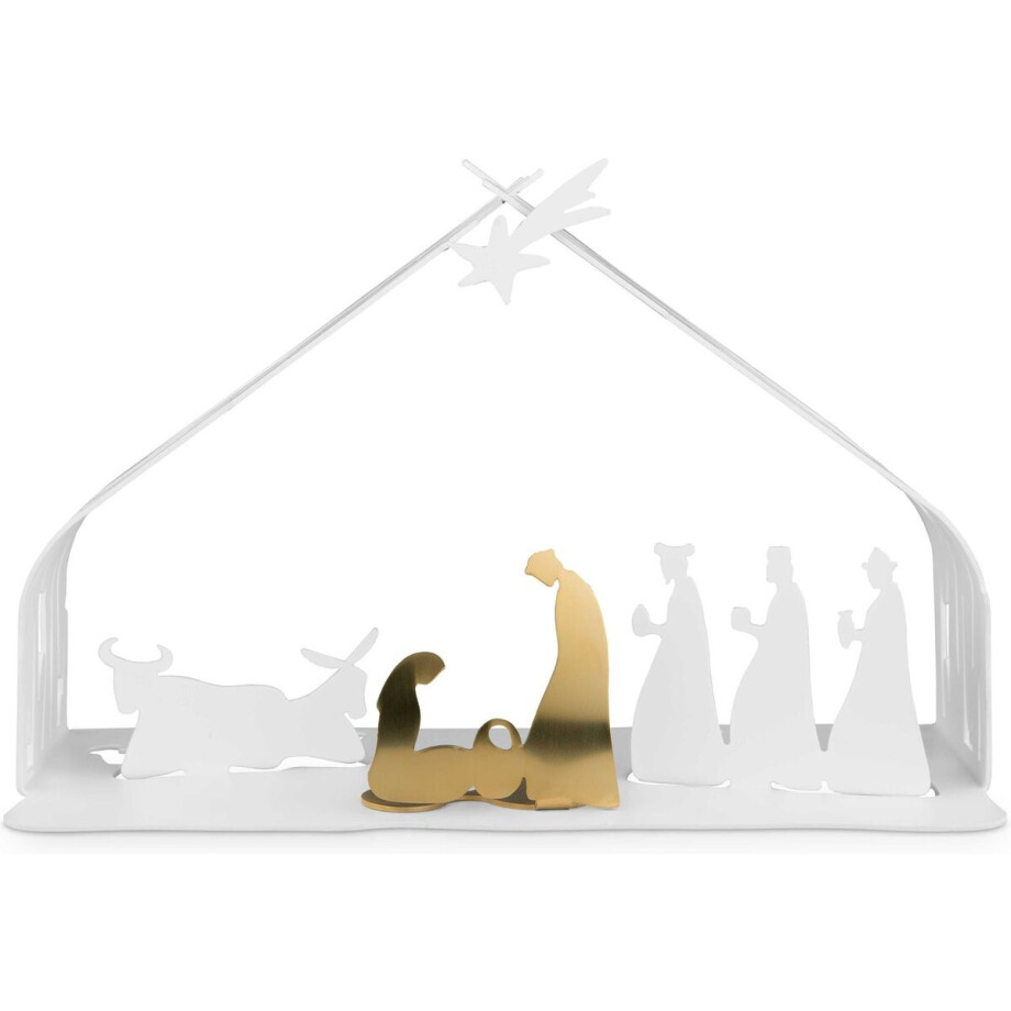 Alessi Bark Crib Kerststal Wit afbeelding 1