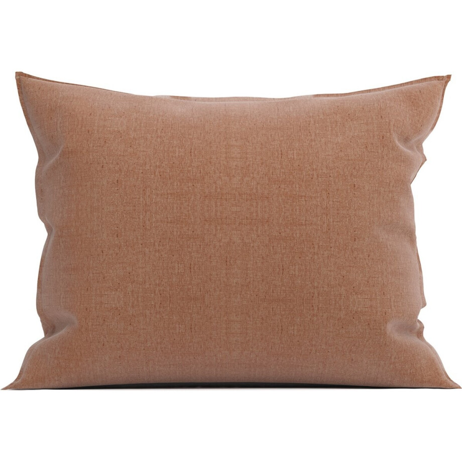 Heckettlane Kussensloop Franela-K - Kussenhoes van 60x70 cm - 1 stuk - 100% Katoen-Flanel - Rood Heckettlane Kussensloop Franela-K - Kussenhoes van 60x70 cm - 1 stuk - 100% Katoen-Flanel - Rood afbeelding 1