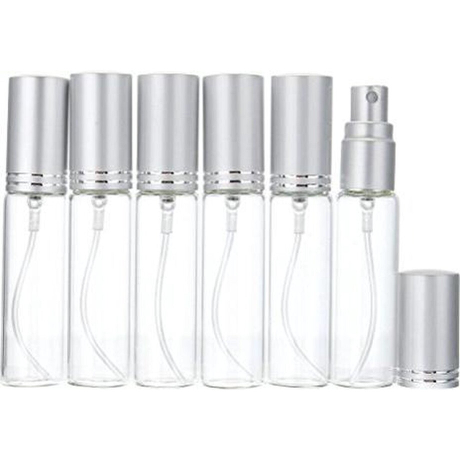 Sprayflesjes 10ml Helder 10st - Glas - Navulbaar - Doorzichtige Spray Flesjes Leeg Sprayflesjes 10ml Helder 10st - Glas - Navulbaar - Doorzichtige Spray Flesjes Leeg afbeelding 1