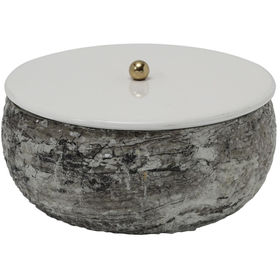 Present Time Keukenaccessoire Mosaic Marble - Wit - 16.5x16.5x7.5cm - Modern Present Time Keukenaccessoire Mosaic Marble - Wit - 16.5x16.5x7.5cm - Modern afbeelding 1