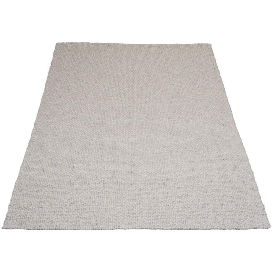 Vloerkleed Adige Sand - 160 x 230 cm - Handgeknoopt Wollen Design Vloerkleed in Scandinavische / Japandi Stijl afbeelding 1