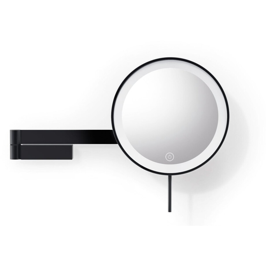 Linea Led Make Up Spiegel Wand | Zwart | Staal Linea Led Make Up Spiegel Wand | Zwart | Staal afbeelding 1