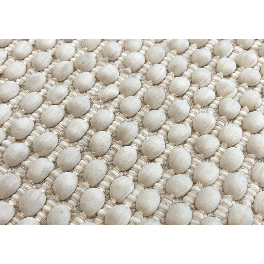 Zohome Badmat Mauro - Off White - Badkamermat - Badmat Antislip - 40% Katoen 60% Polyester - 60x100 afbeelding 1