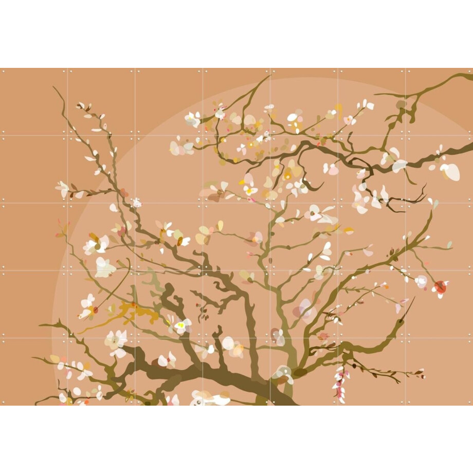 IXXI Almond Blossom Taupe, Wesley van der Heijden & Van Gogh 21st Century - 140 x 100 cm - Gratis ophangtool - Grote wanddecoratie en posters - IXXI Almond Blossom Taupe, Wesley van der Heijden & Van Gogh 21st Century - 140 x 100 cm - Gratis ophangtool - Grote wanddecoratie en posters - afbeelding 1