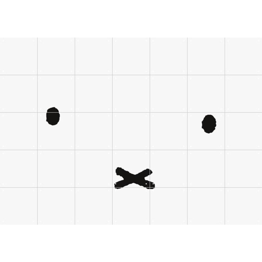 IXXI Nijntje Minimalistisch, Nijntje - 140 x 100 cm - Gratis ophangtool - Grote wanddecoratie en posters - Speels, Illustraties, Cartoonesk afbeelding 1