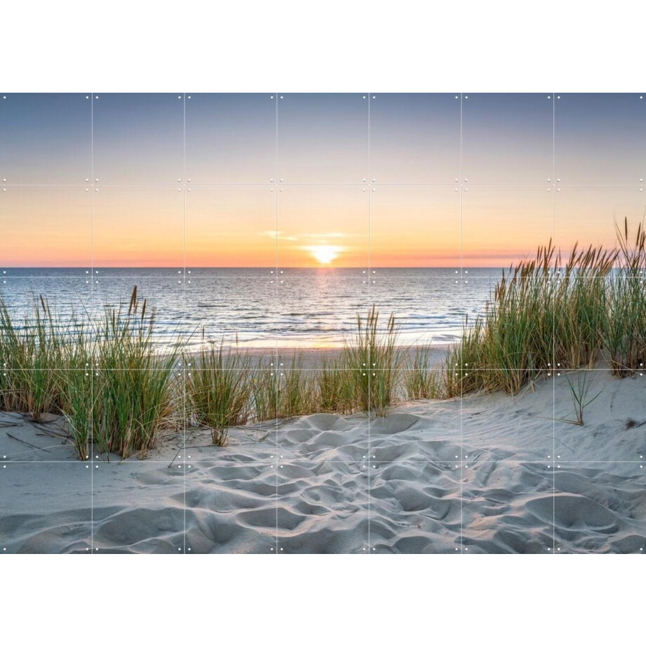 IXXI Beautiful sunset at the beach, Jan Becke - 140 x 100 cm - Gratis ophangtool - Grote wanddecoratie en posters - Realisme, Fotografie IXXI Beautiful sunset at the beach, Jan Becke - 140 x 100 cm - Gratis ophangtool - Grote wanddecoratie en posters - Realisme, Fotografie afbeelding 1