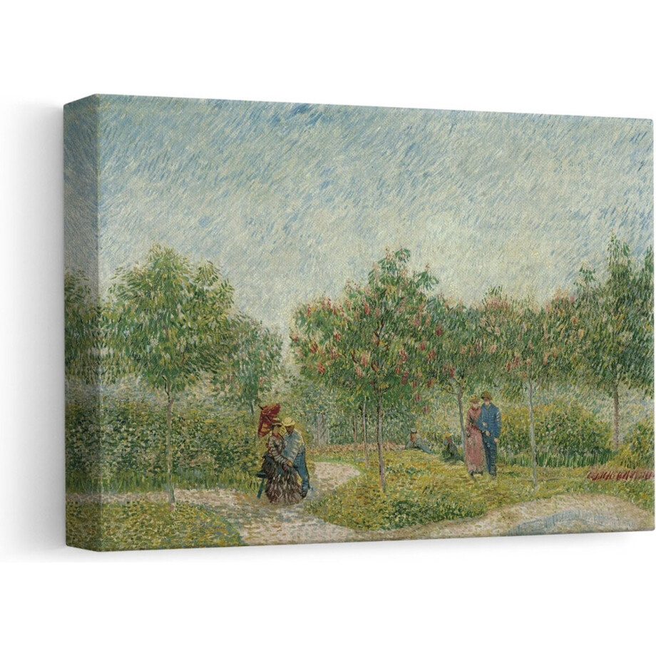 Artaza Canvas Schilderij Tuin met Geliefden - Vincent van Gogh - 30x20 - Klein - Kunst - Canvas Print Artaza Canvas Schilderij Tuin met Geliefden - Vincent van Gogh - 30x20 - Klein - Kunst - Canvas Print afbeelding 1