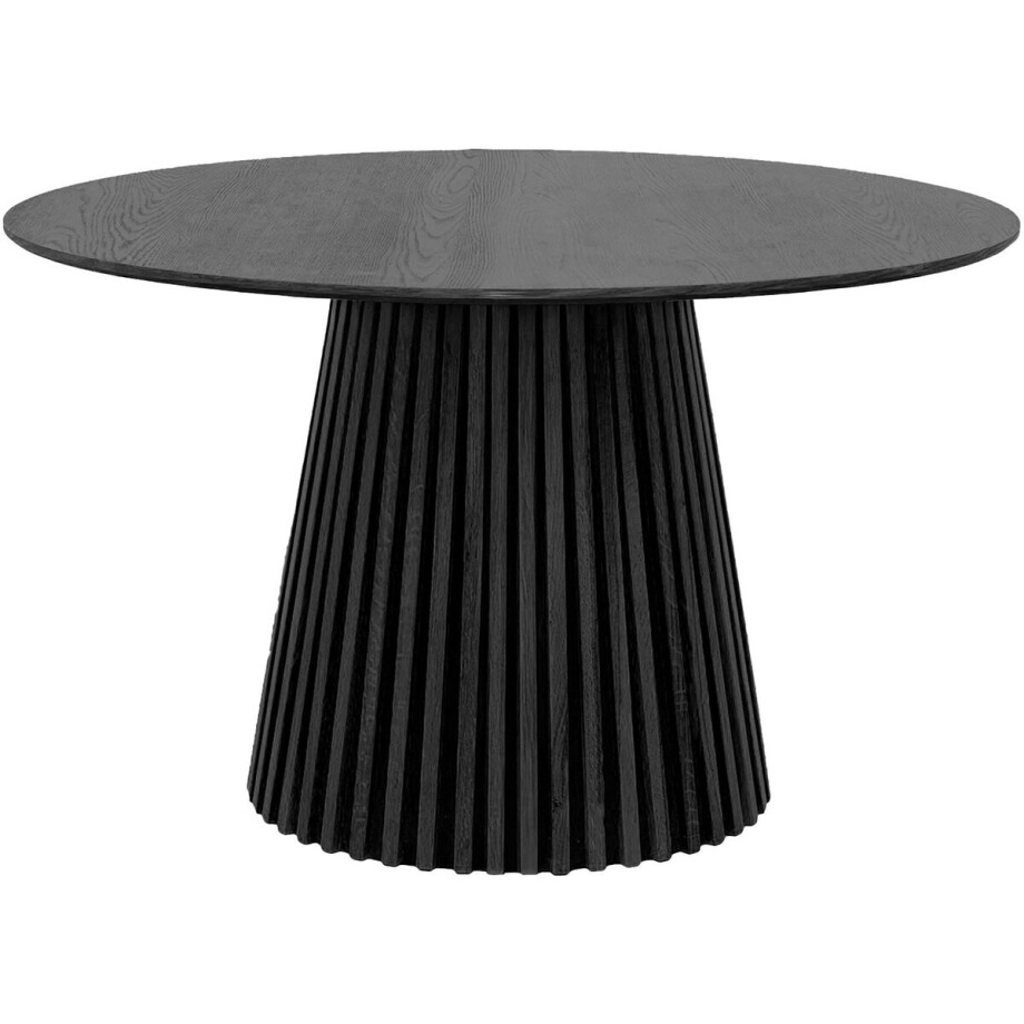 House Nordic Eettafel Osaka - Zwart Eiken - 120x120x75cm afbeelding 1