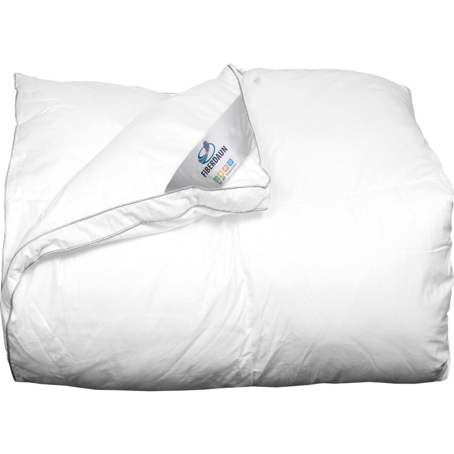 Polydaun Fiberdaun dekbed - enkel - anti-huisstofmijt - voelt aan als dons - 140x200 cm afbeelding 1