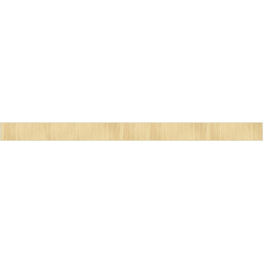 vidaXL - Vloerkleed - rechthoekig - 70x1000 - cm - bamboe - lichtnaturel vidaXL - Vloerkleed - rechthoekig - 70x1000 - cm - bamboe - lichtnaturel afbeelding 1