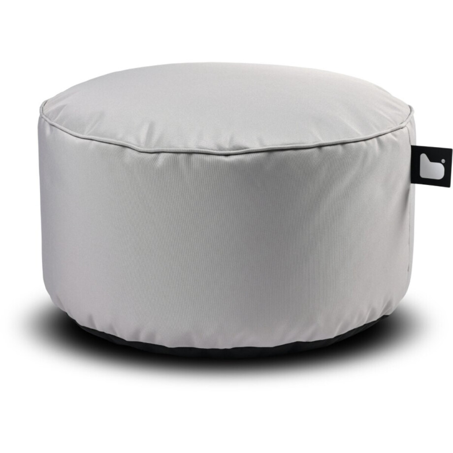 Extreme Lounging - b-poufe - poef rond - binnen & buiten - uv- en waterbestendig - ø60cm - zilvergrijs afbeelding 1