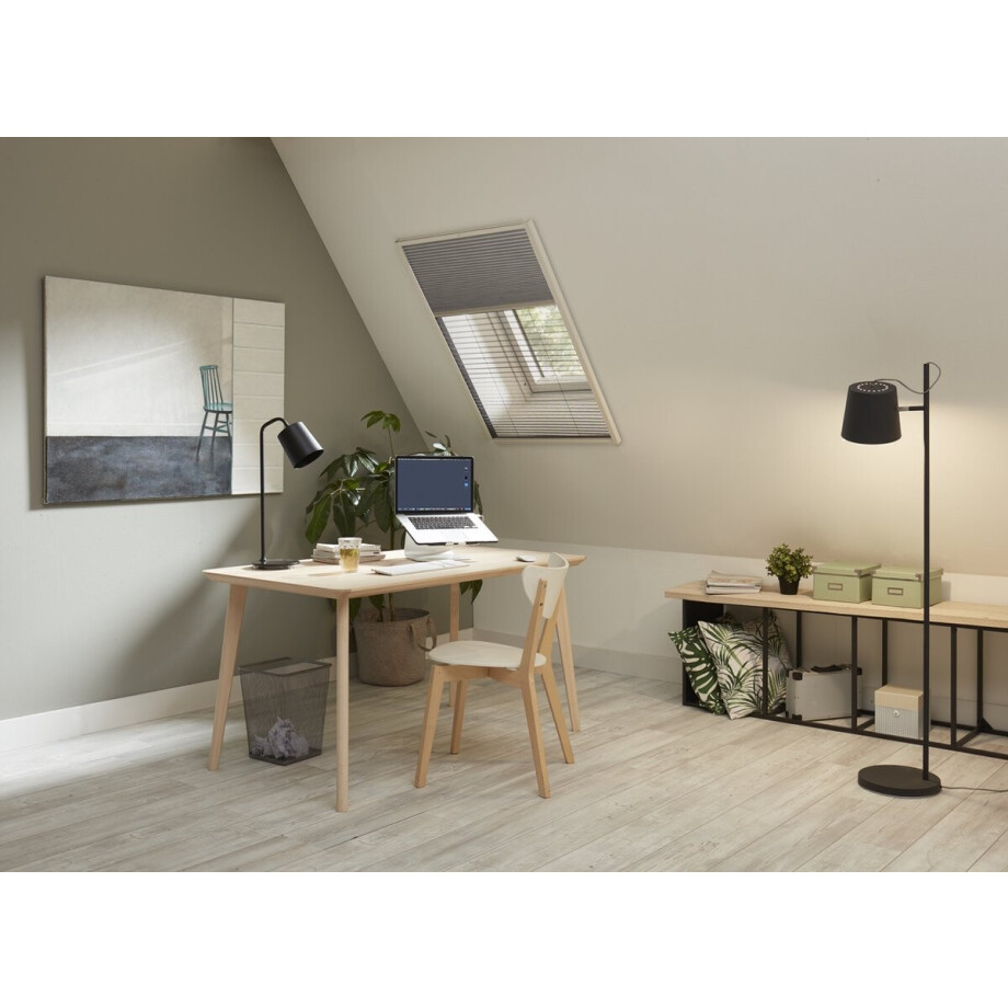 Duo-Plisse Bruynzeel S900 (hor+verduisterd gordijn in een) 134x160 afbeelding 1