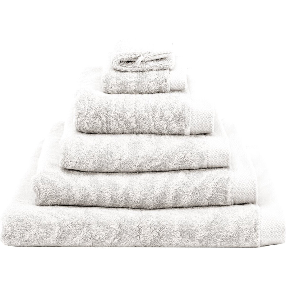 Heckettlane Handdoekenset Premium - Hotelkwaliteit Handdoek van 100% Katoen - 50x100 cm - Badhanddoek 2 Stuks - Wit afbeelding 1