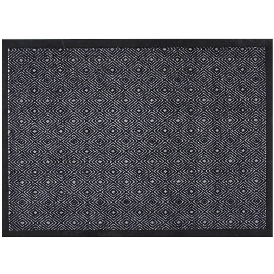 MD Entree - Deurmat - Schoonloopmat - Impression Diamond Black - 60 x 80 cm afbeelding 1