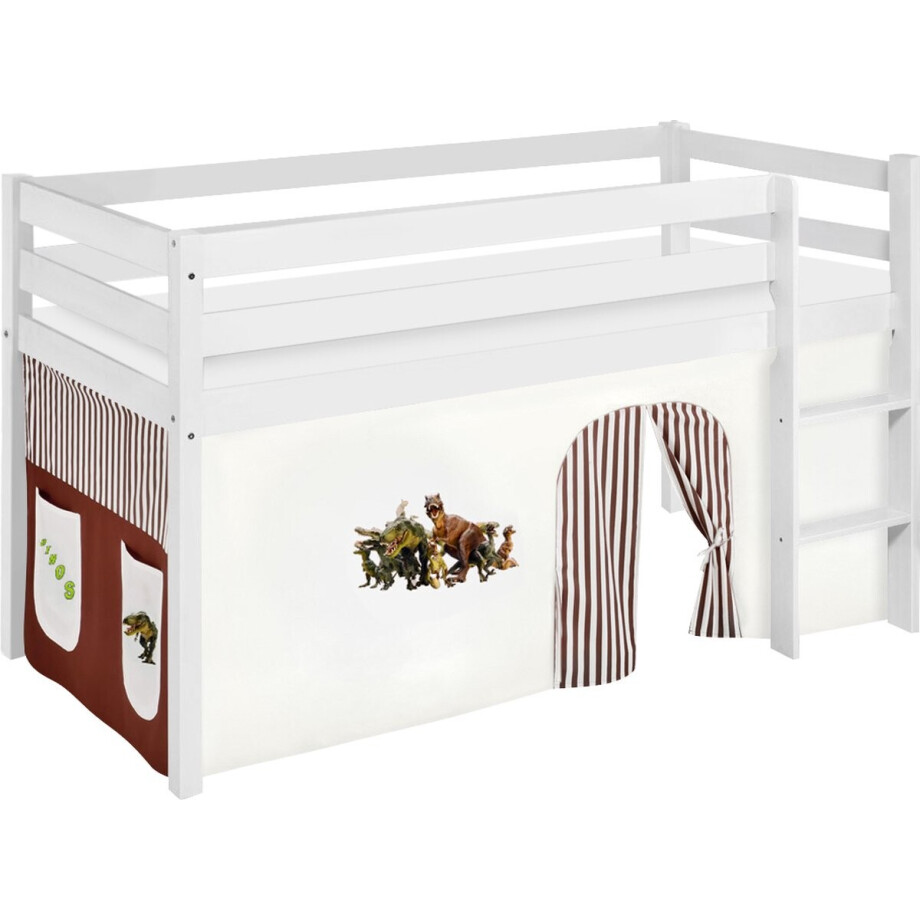 Halfhoogslaper Dino Bruin met tent afbeelding 1