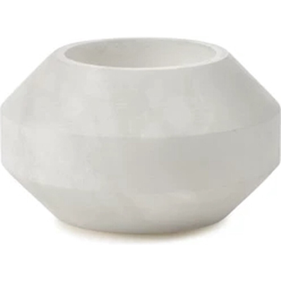 Serax Marie Michielssen theelichthouder D13cm H7.5cm albast wit afbeelding 1