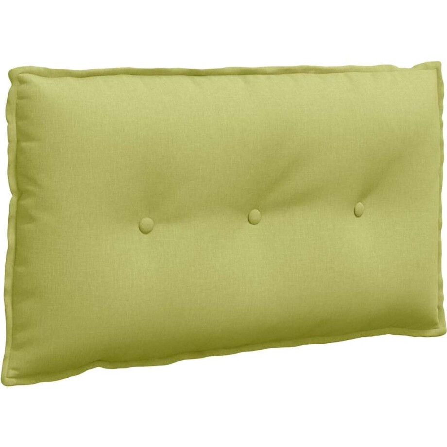 vidaXL - Rugkussen - Lichtgroen - 200 - x - 19 - x - 50 - cm - Stof afbeelding 1