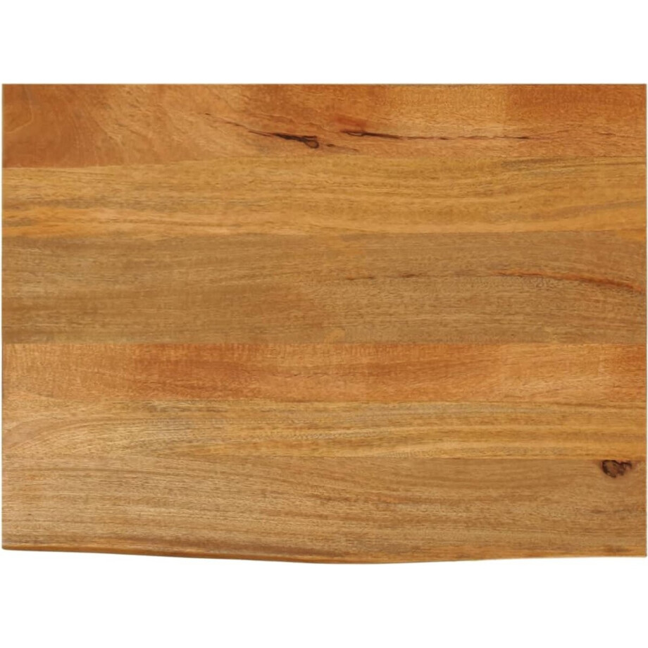 vidaXL - Tafelblad - met - natuurlijke - rand - 70x60x2,5 - cm - massief - mangohout afbeelding 1