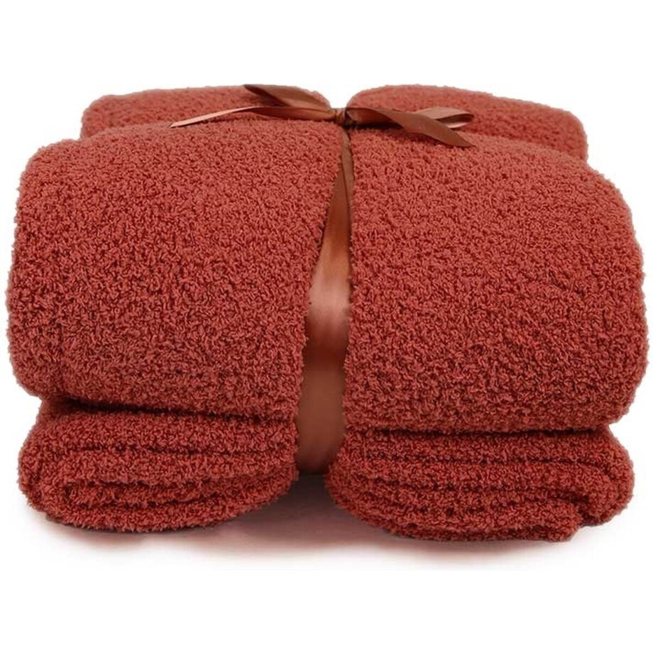 Unique Living - Plaid Jurre Redwood -150x200cm afbeelding 1