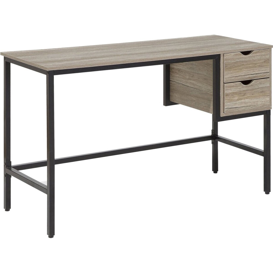 BELIANI GRANT - Bureau - Lichte houtkleur - MDF BELIANI GRANT - Bureau - Lichte houtkleur - MDF afbeelding 1
