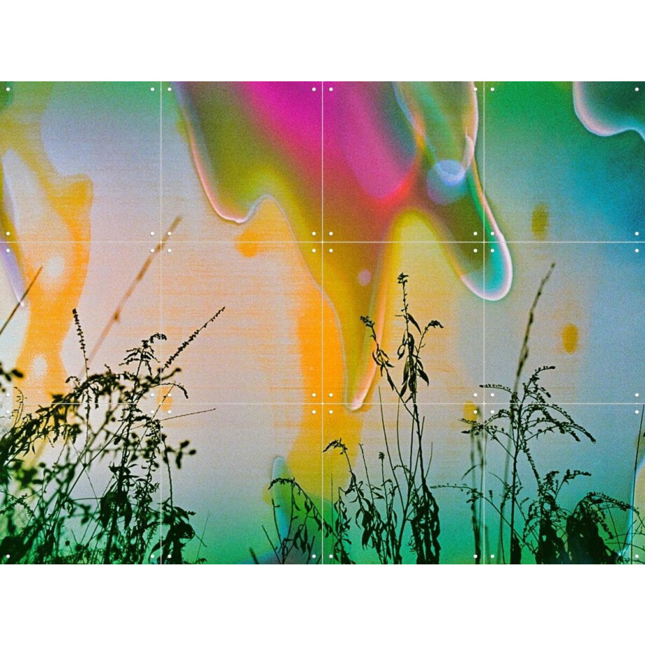 IXXI Resilience, Amber Lauder - 80 x 60 cm - Gratis ophangtool - Grote wanddecoratie en posters - Gemengde Technieken, Geometrische Kunst, Speels afbeelding 1