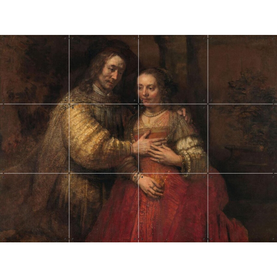 IXXI Isaak en Rebekka, Rembrandt van Rijn & Rijksmuseum - 80 x 60 cm - Gratis ophangtool - Grote wanddecoratie en posters - Klassiek, Renaissance IXXI Isaak en Rebekka, Rembrandt van Rijn & Rijksmuseum - 80 x 60 cm - Gratis ophangtool - Grote wanddecoratie en posters - Klassiek, Renaissance afbeelding 1
