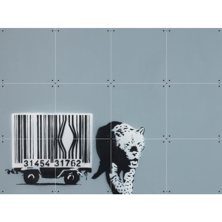 IXXI Barcode Leopard, Made by IXXI - 80 x 60 cm - Gratis ophangtool - Grote wanddecoratie en posters - Pop art, Street art, Illustraties, Mancave IXXI Barcode Leopard, Made by IXXI - 80 x 60 cm - Gratis ophangtool - Grote wanddecoratie en posters - Pop art, Street art, Illustraties, Mancave afbeelding 1