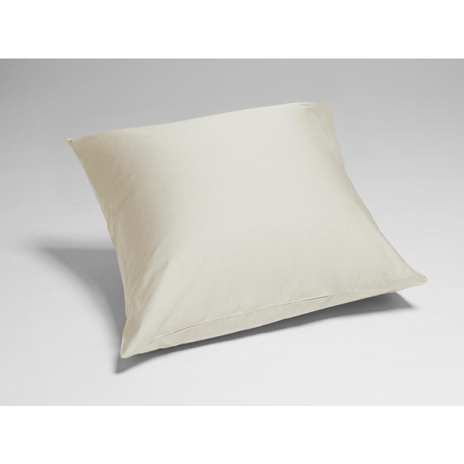 Yumeko kussensloop katoensatijn sandy grijs 65x65 - Bio, eco & fairtrade - 1 stuk afbeelding 1