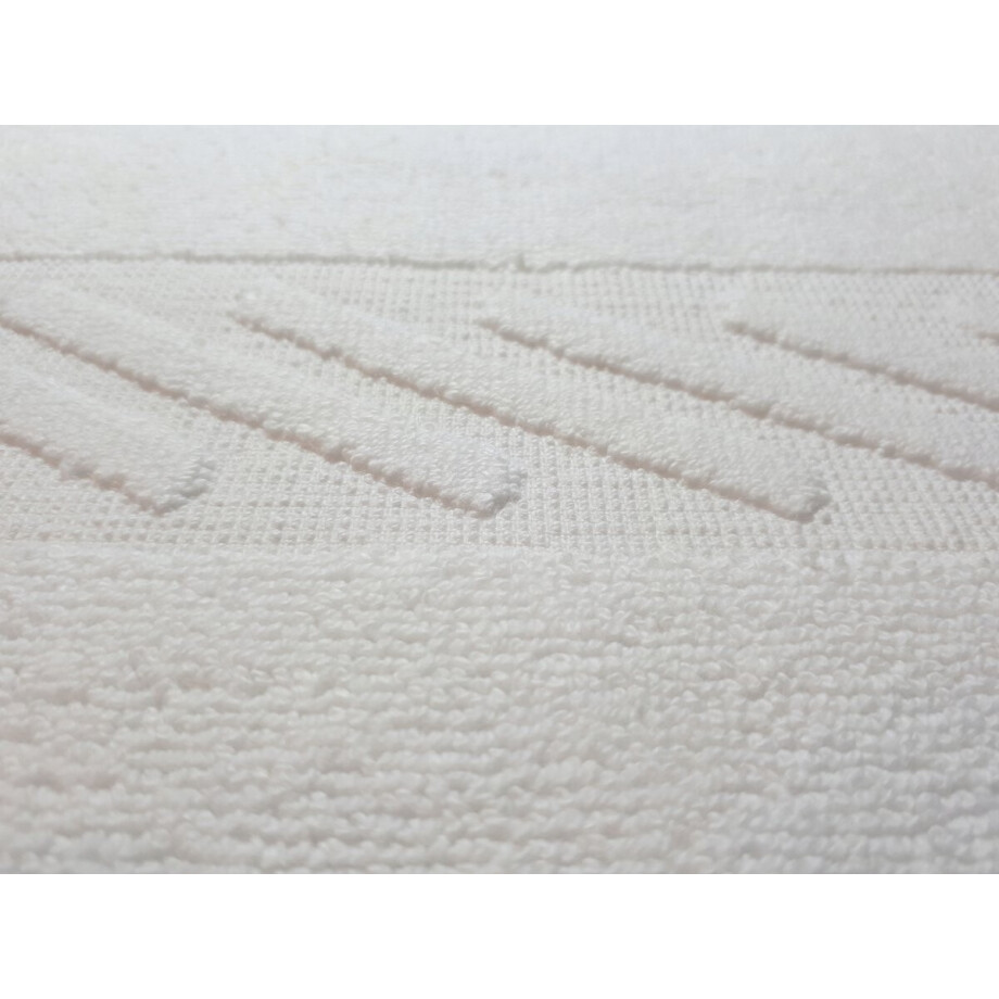 Badmat Hotelkwaliteit 50x70cm - Extra Zacht en Absorberend Wit afbeelding 1