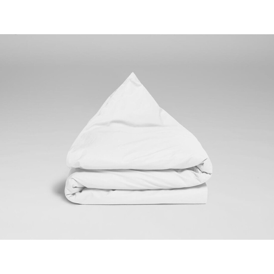 Yumeko kinderdekbedovertrek percal katoen wit 120x150 - Bio, eco & fairtrade Yumeko kinderdekbedovertrek percal katoen wit 120x150 - Bio, eco & fairtrade afbeelding 1