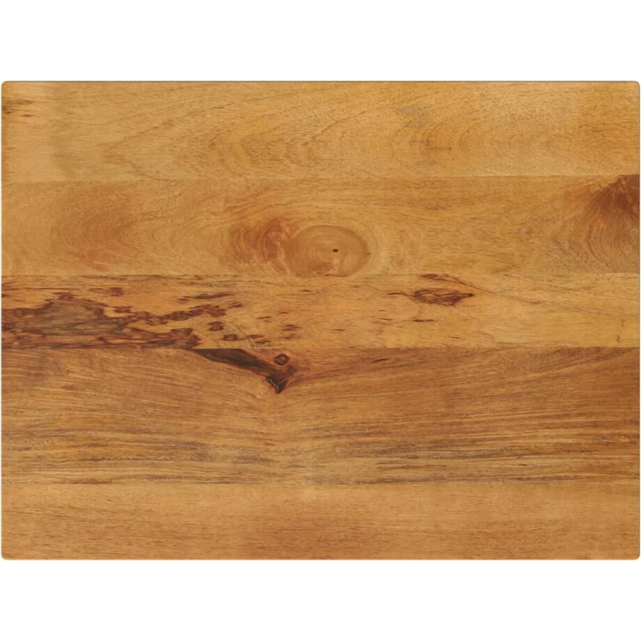 vidaXL - Tafelblad - rechthoekig - 90x60x2,5 - cm - massief - mangohout vidaXL - Tafelblad - rechthoekig - 90x60x2,5 - cm - massief - mangohout afbeelding 1