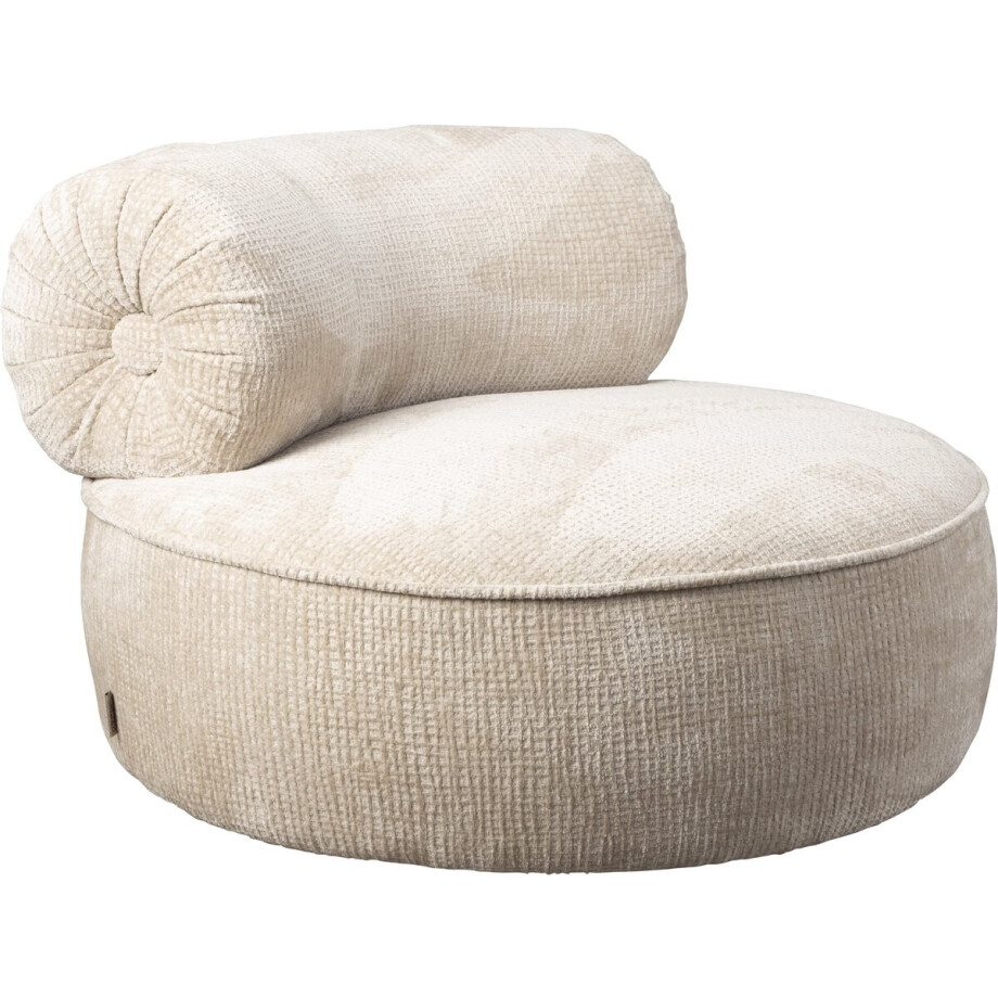 Dutchbone Tilbury Loungestoel Naturel Beige afbeelding 1