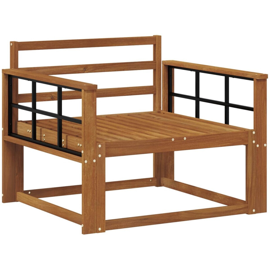 vidaXL - Buiten - Midden - Sofa - Massief - Acacia - Hout - Naturel afbeelding 1