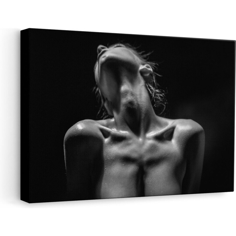 Artaza Canvas Schilderij Naakte Vrouwen Lichaam - Erotiek - Zwart Wit - 60x40 - Foto Op Canvas - Canvas Print Artaza Canvas Schilderij Naakte Vrouwen Lichaam - Erotiek - Zwart Wit - 60x40 - Foto Op Canvas - Canvas Print afbeelding 1