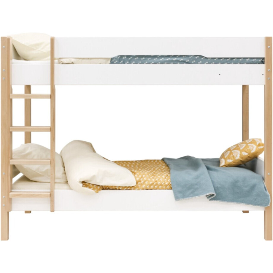 Bopita Stapelbed - Lucas - Wit/Naturel afbeelding 1