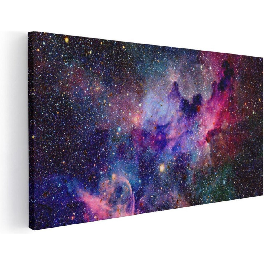 Artaza Canvas Schilderij Sterrenstelsel in de Ruimte - 120x60 - Groot - Foto Op Canvas - Canvas Print Artaza Canvas Schilderij Sterrenstelsel in de Ruimte - 120x60 - Groot - Foto Op Canvas - Canvas Print afbeelding 1