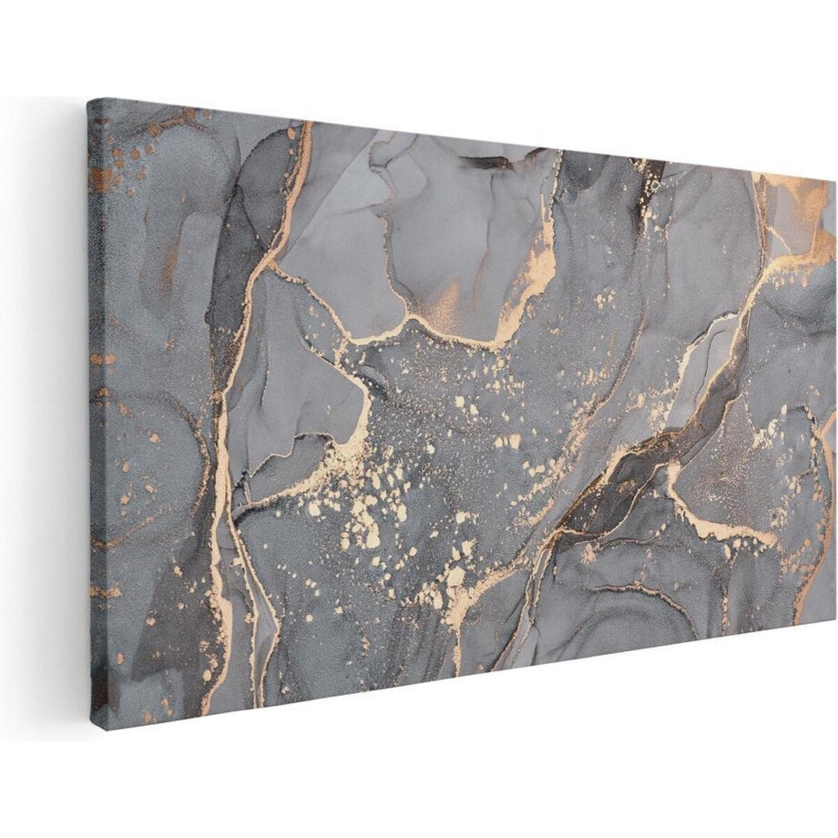 Artaza Canvas Schilderij Abstracte Luxe Kunst van Marmer met Goud - 60x30 - Foto Op Canvas - Canvas Print Artaza Canvas Schilderij Abstracte Luxe Kunst van Marmer met Goud - 60x30 - Foto Op Canvas - Canvas Print afbeelding 1